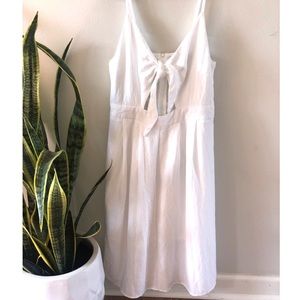 White Cotton Summer Dress